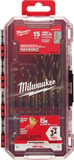 Juego de brocas de titanio SHOCKWAVE Impact Duty™ RED HELIX™ de 15 piezas Milwaukee 48-89-4670 - imagen 2
