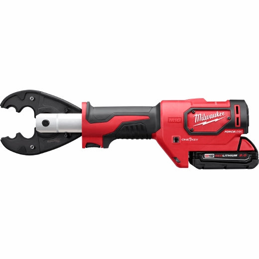 Kit de pinza crimpeadora multiuso M18™ FORCE LOGIC™ para 6 toneladas con ranuras D3 y troquel BG fijo Milwaukee 2678-22BG - imagen 2