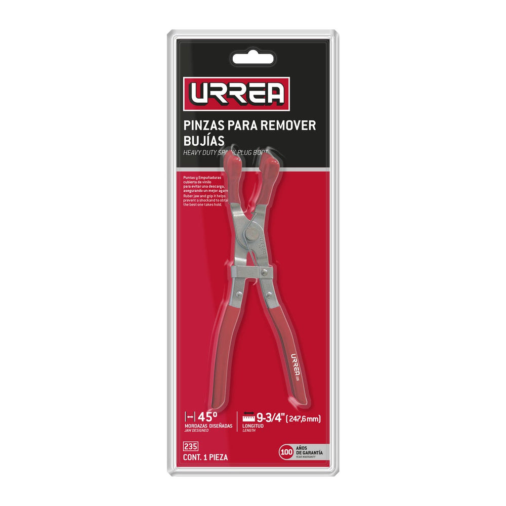 Pinza para remover capuchones de bujías minimo de agarre 3/4" Urrea 235 - imagen 3