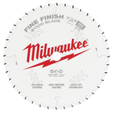 Hoja de sierra circular para acabado fino de 8-1/2" y 40 T Milwaukee 48-40-0826