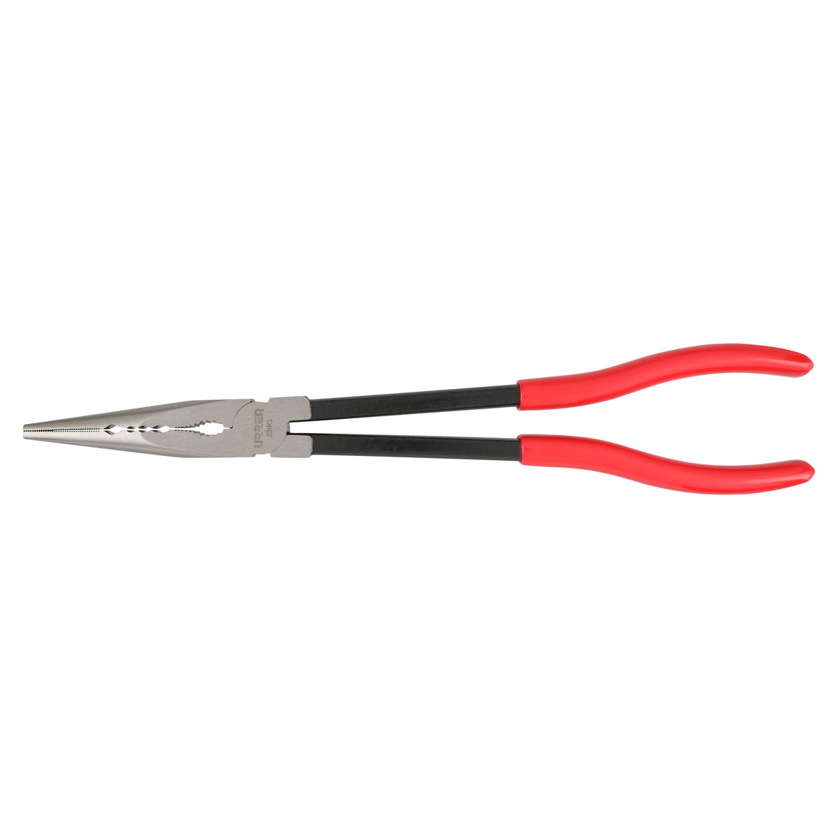 Pinza extra larga para electricista con mango rubber grip punta fina recta de 11" Urrea 239G - imagen 8
