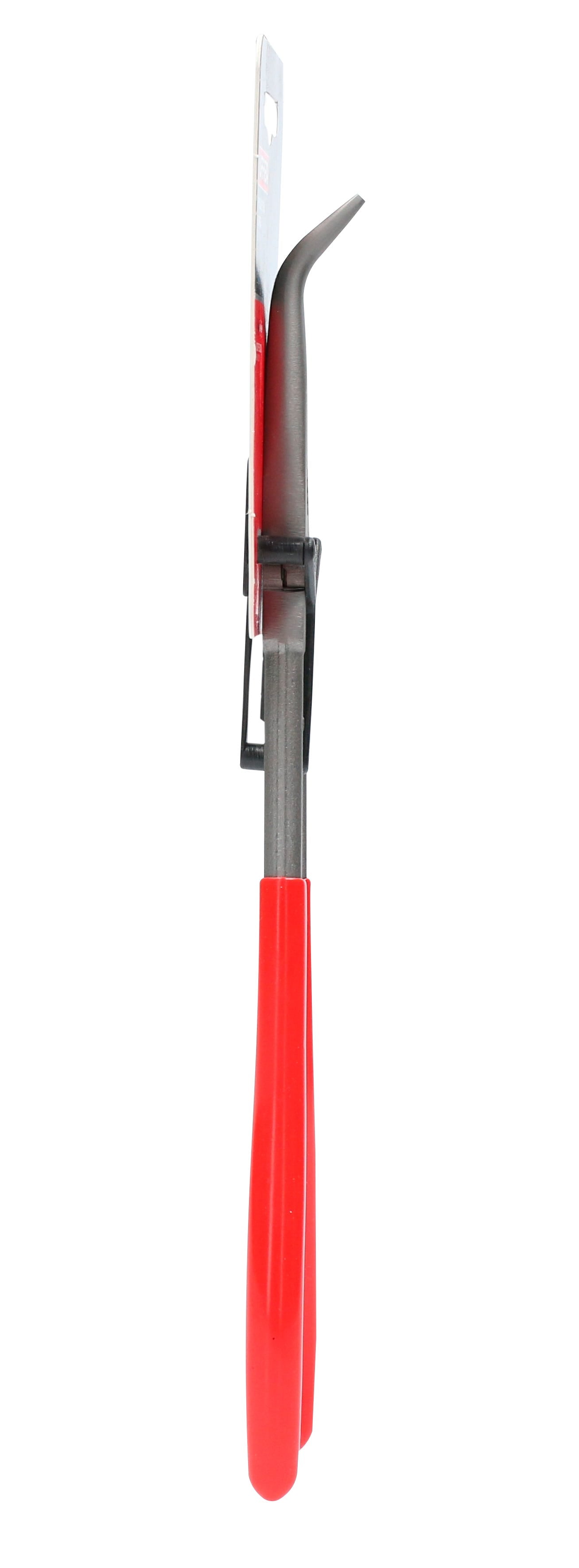 Pinza extra larga para electricista con mango rubber grip punta fina curva a 45° de 9-5/8" Urrea 241G - imagen 7