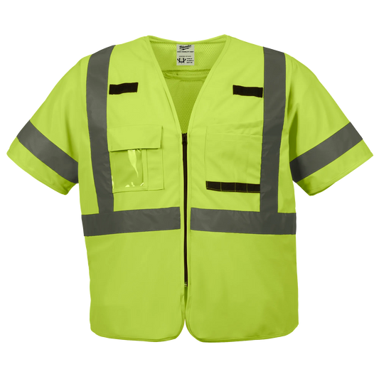 Chaleco de seguridad amarillo de alta visibilidad Clase 3: L/XL Milwaukee 48-73-5142 - imagen 2
