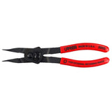 Pinza para anillos de retención con mango rubber grip punta plna tipo externo ángulo de 0° Urrea 250G – imagen 3