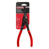 Pinza para anillos de retención con mango rubber grip punta plna tipo externo ángulo de 0° Urrea 250G – imagen 4
