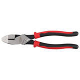 Pinza para electricista con mango bimaterial corte lateral con ponchador y jalador 9-3/8" Urrea 259GHLX - imagen 8