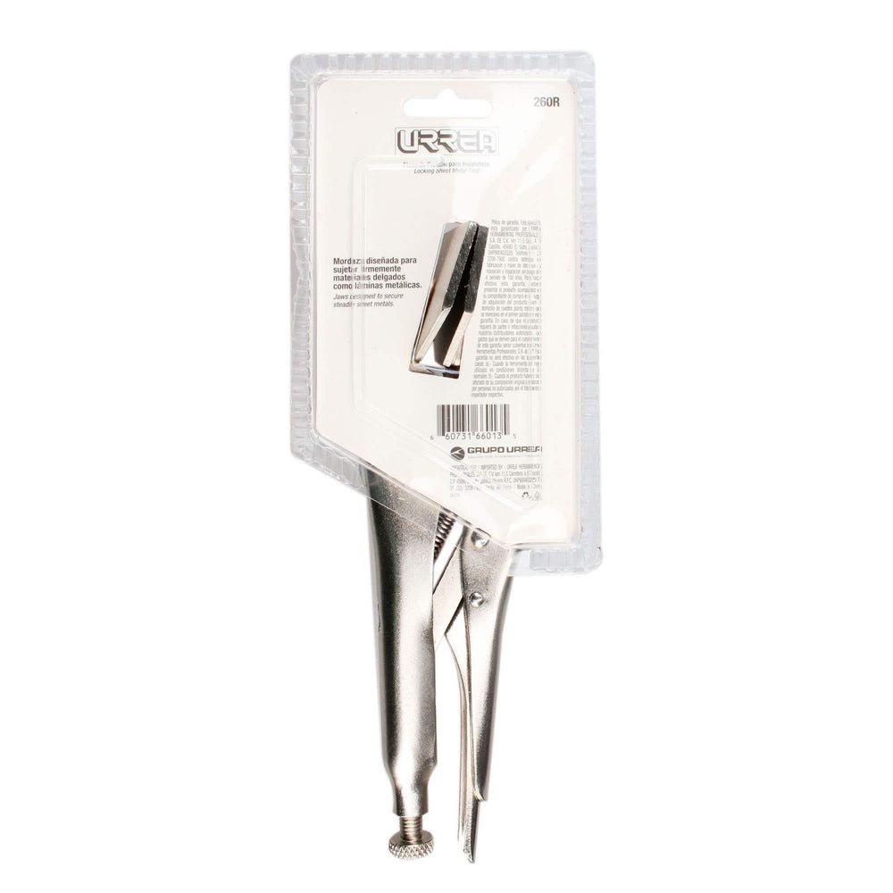 Pinza de presión cromada para hojalatero de 8" Urrea 260R - imagen 6