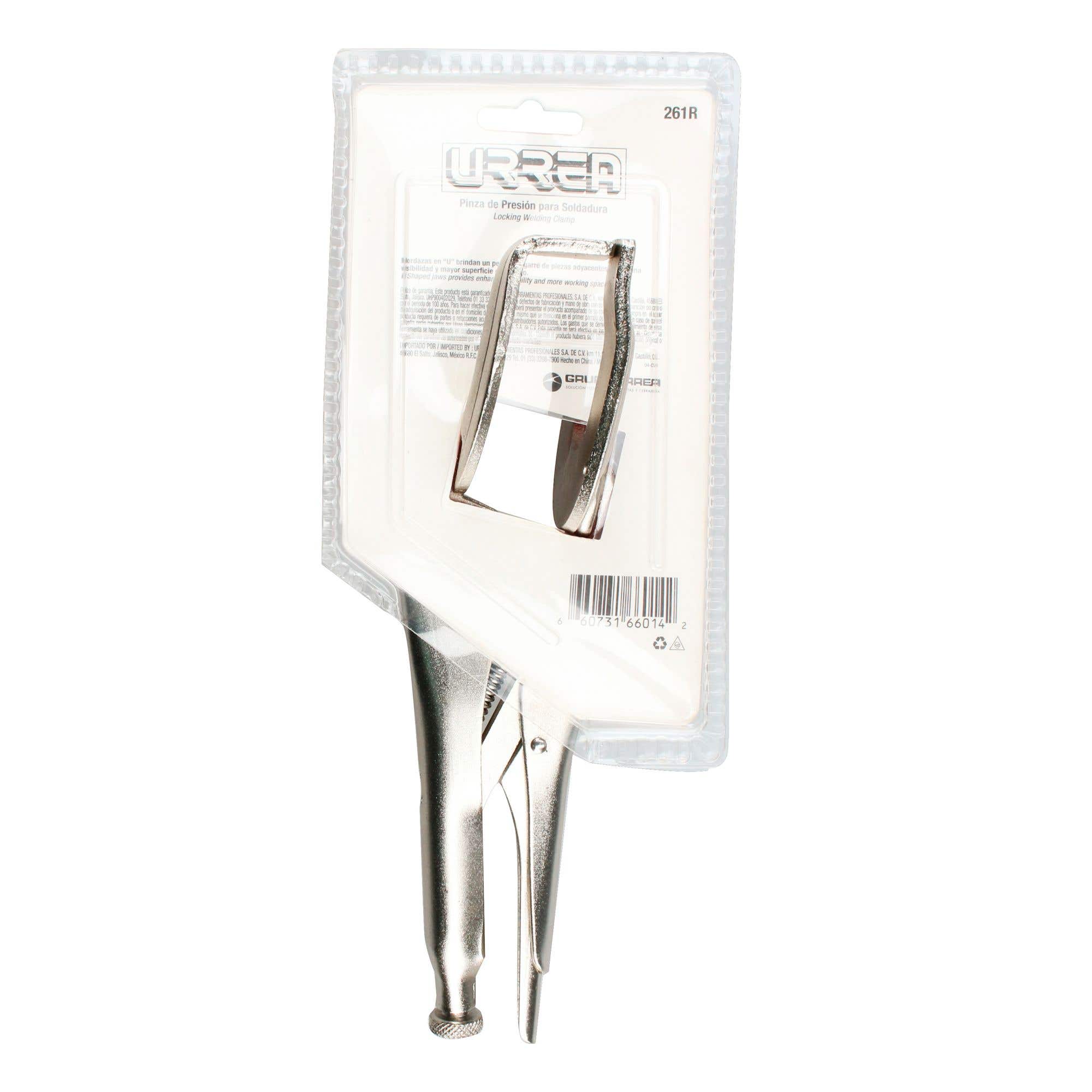 Pinza de presión cromada para soldadura de 8-7/8" Urrea 261R - imagen 6