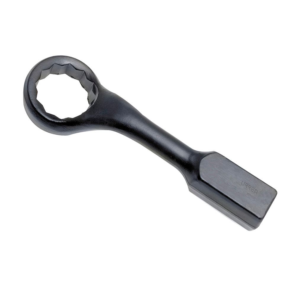 Llave de golpe acodada fosfatizada en pulgadas, 12 puntas, 2-11/16" Urrea 2643SW