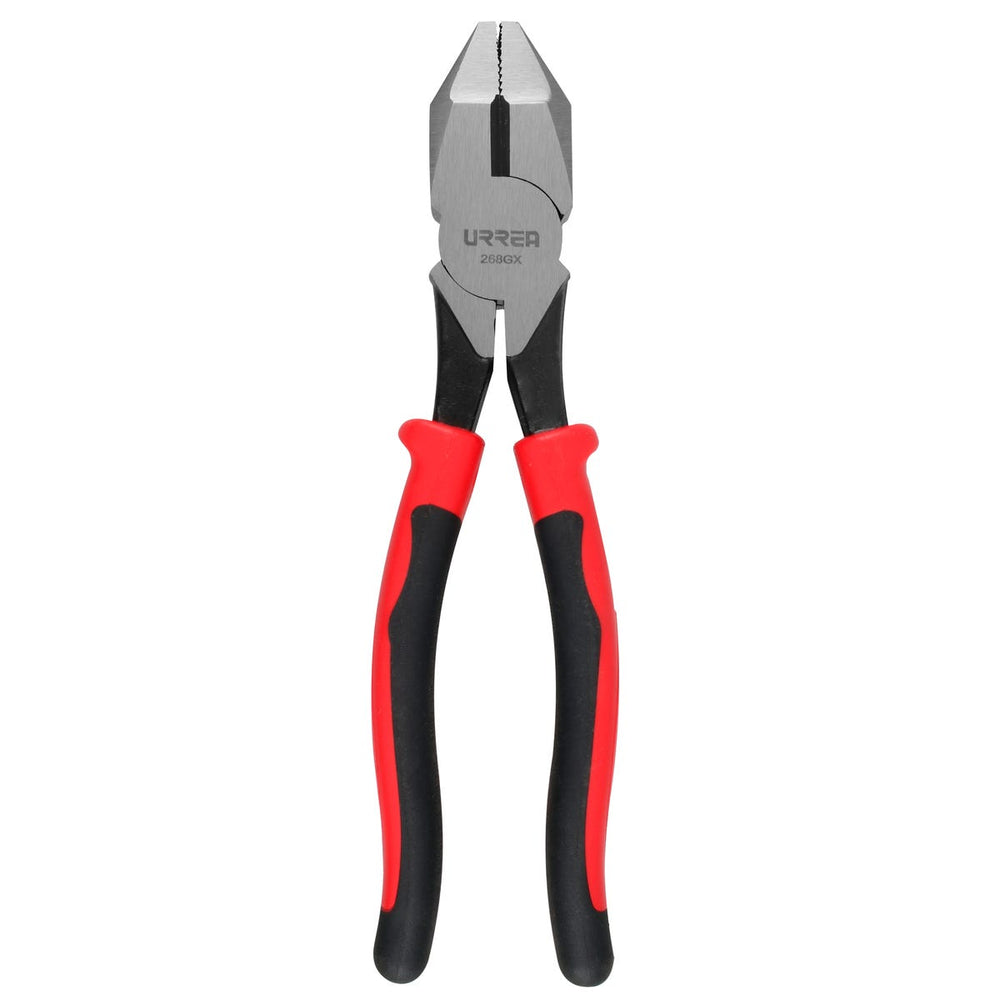 Pinza para electricista con mango bimaterial corte lateral alta palanca de 8-21/32" Urrea 268GX - imagen 8