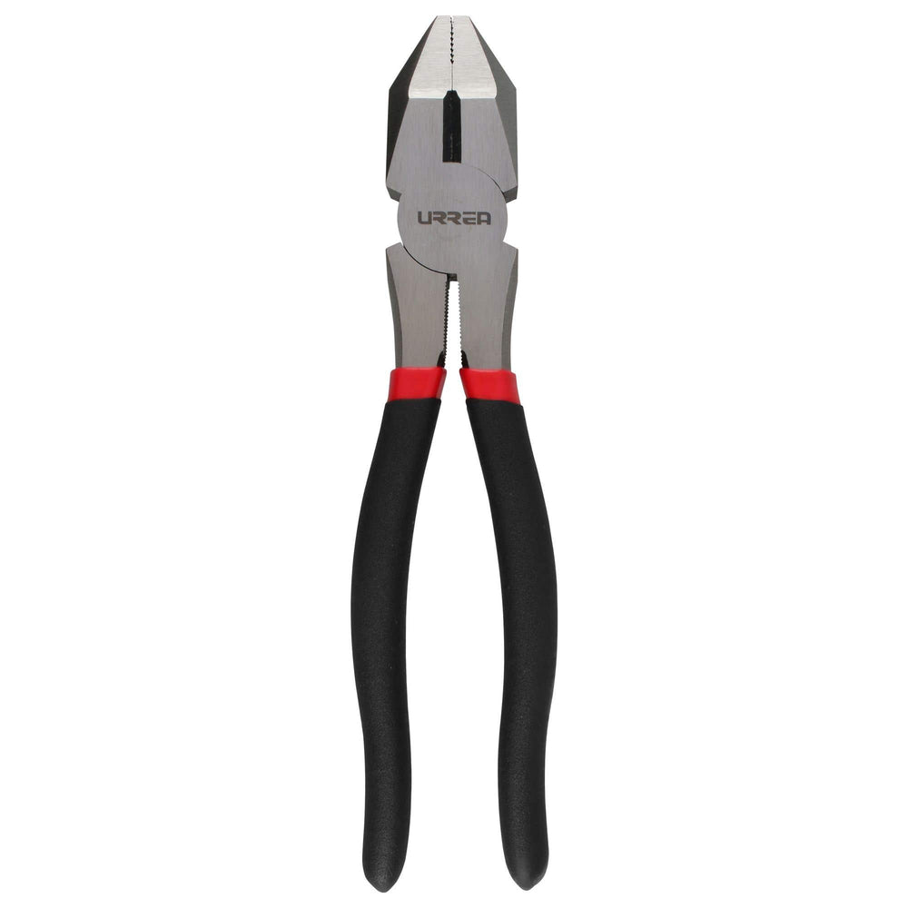 Pinza para electricista con mango rubber grip alta palanca corte lateral de 9" Urrea 269GI - imagen 8