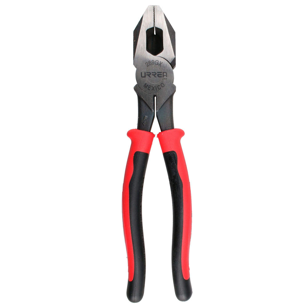 Pinza para electricista con mango bimaterial corte lateral alta palanca de 9-3/8" Urrea 269GX - imagen 5