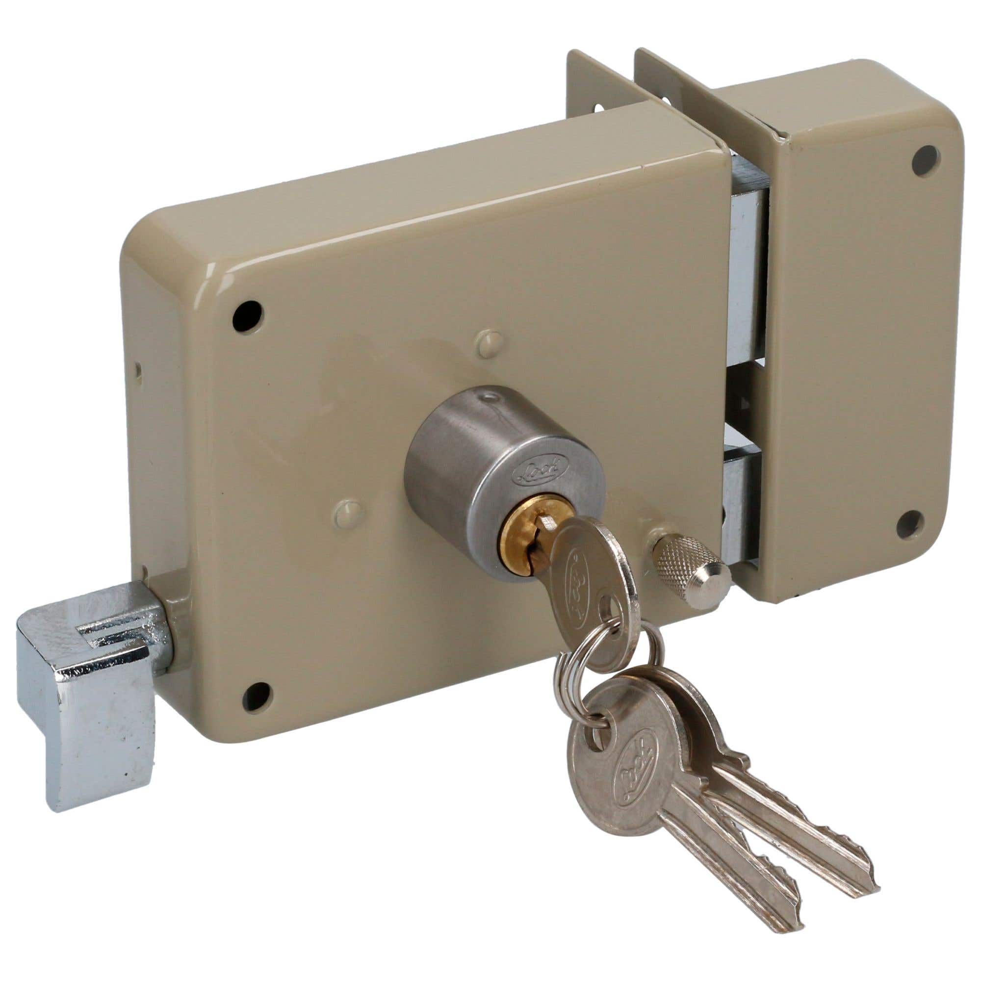 Cerradura sobreponer clásica función derecha, llave estándar, en caja Lock 26CS