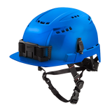 Casco de seguridad de ala delantera azul con ventilación (EE. UU.): Tipo 2, Clase C Milwaukee 48-73-1324