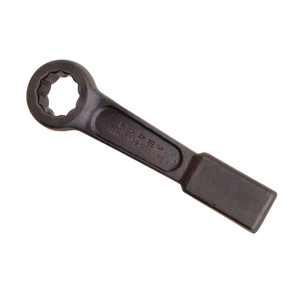 Llave de golpe plana fosfatizada en pulgadas, 12 puntas, 1-13/16" Urrea 2729SW