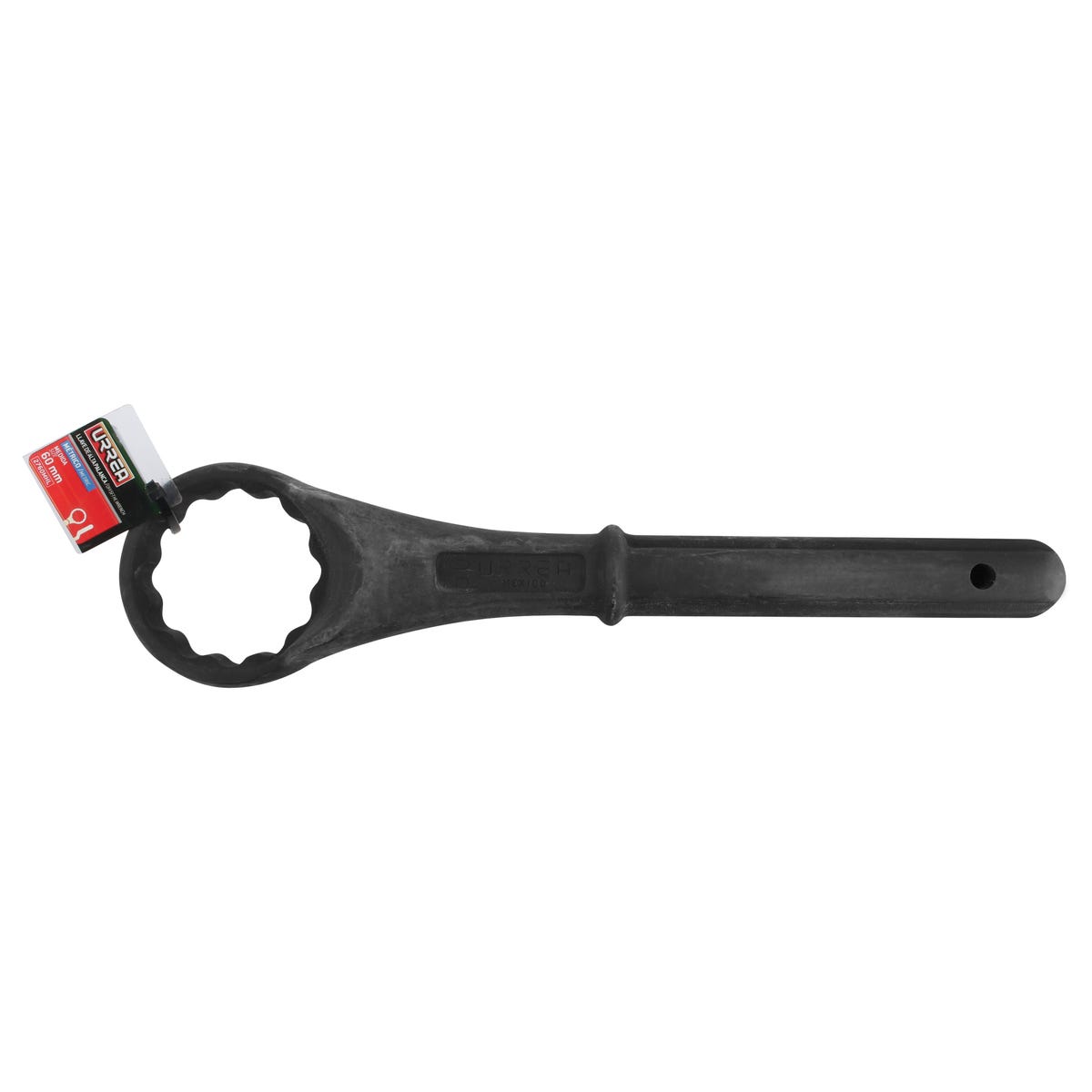 Llave acodada de alta palanca fosfatizada sin cola métrica, 12 puntas, 60 mm Urrea 2760MHL - imagen 4