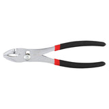Pinza para mecánico con mango rubber grip y botón de ajuste de 8" Urrea 278G - imagen 8