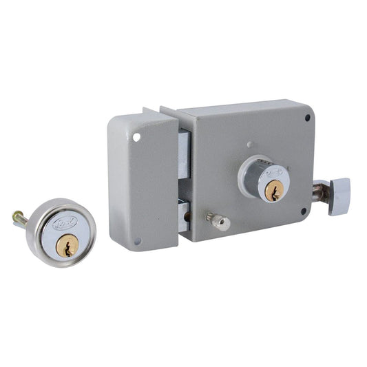 Cerradura sobreponer clásica función izquierda , llave estándar, en caja Lock 27CS