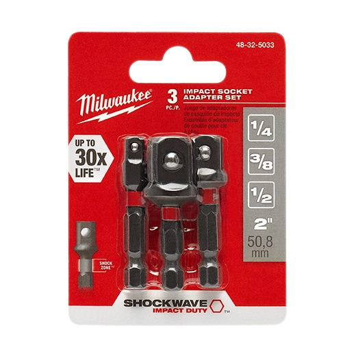 Juego de 3 puntas adaptadoras Milwaukee 48-32-5033 – imagen 2