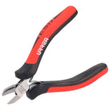 Pinza para electrónica con mango antiestático cabeza redonda corte diagonal de 4-1/2" Urrea 28142X