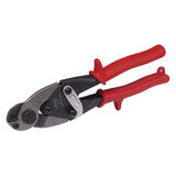 Tijera con mango rubber grip corta cable y alambre de acero de 9" Urrea 287G - imagen 2