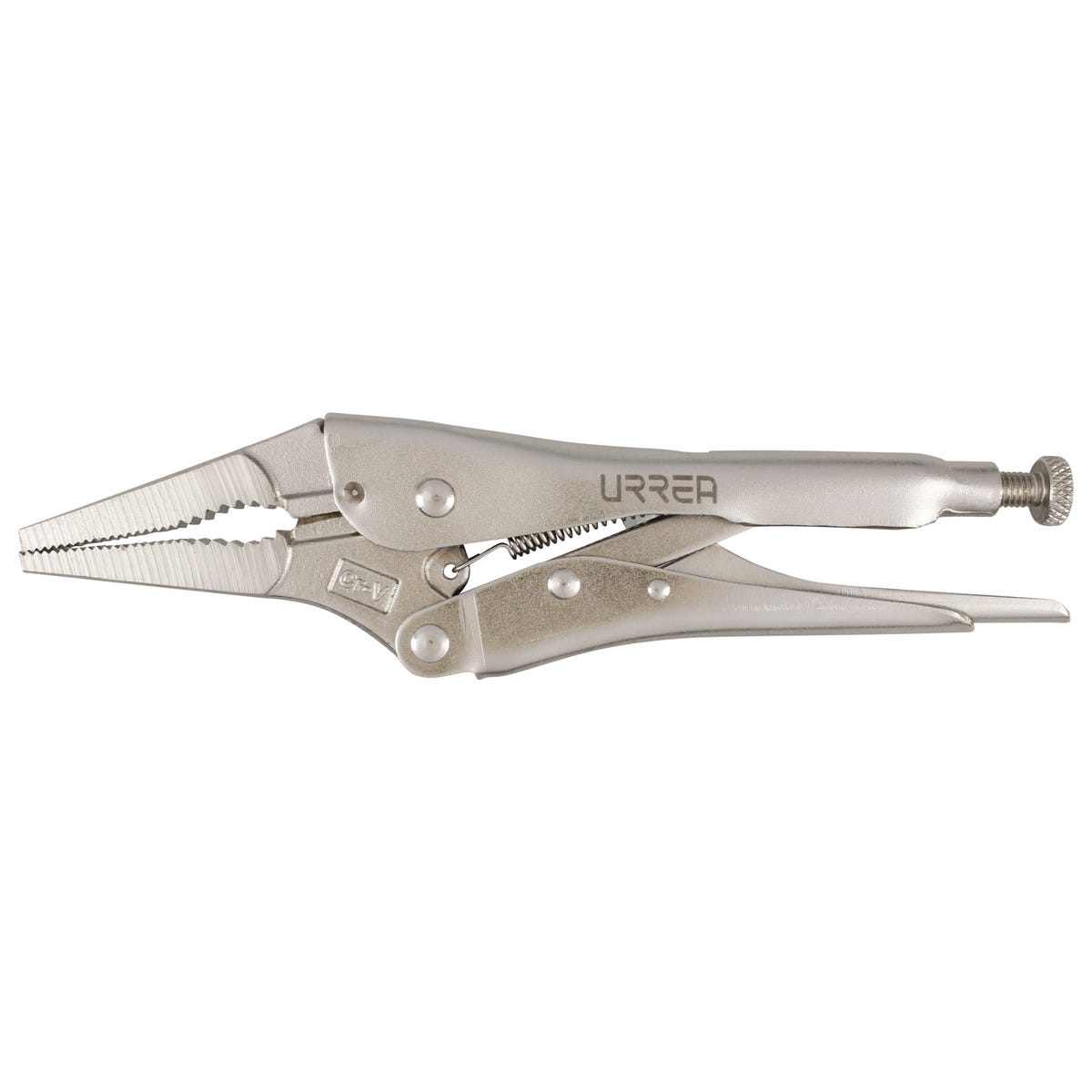 Pinza de presión cromada nariz larga de 10" Urrea 289LN - imagen 7