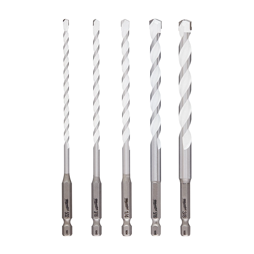 Brocas de carburo para múltiples materiales SHOCKWAVE™, 5 piezas Milwaukee 48-20-8898