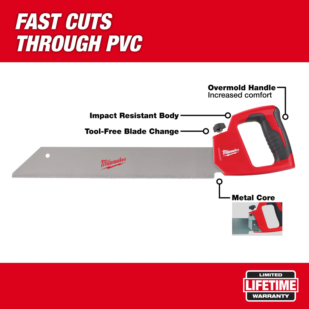 Serrucho manual para pvc/abs 18" Milwaukee 48-22-0218 - imagen 5
