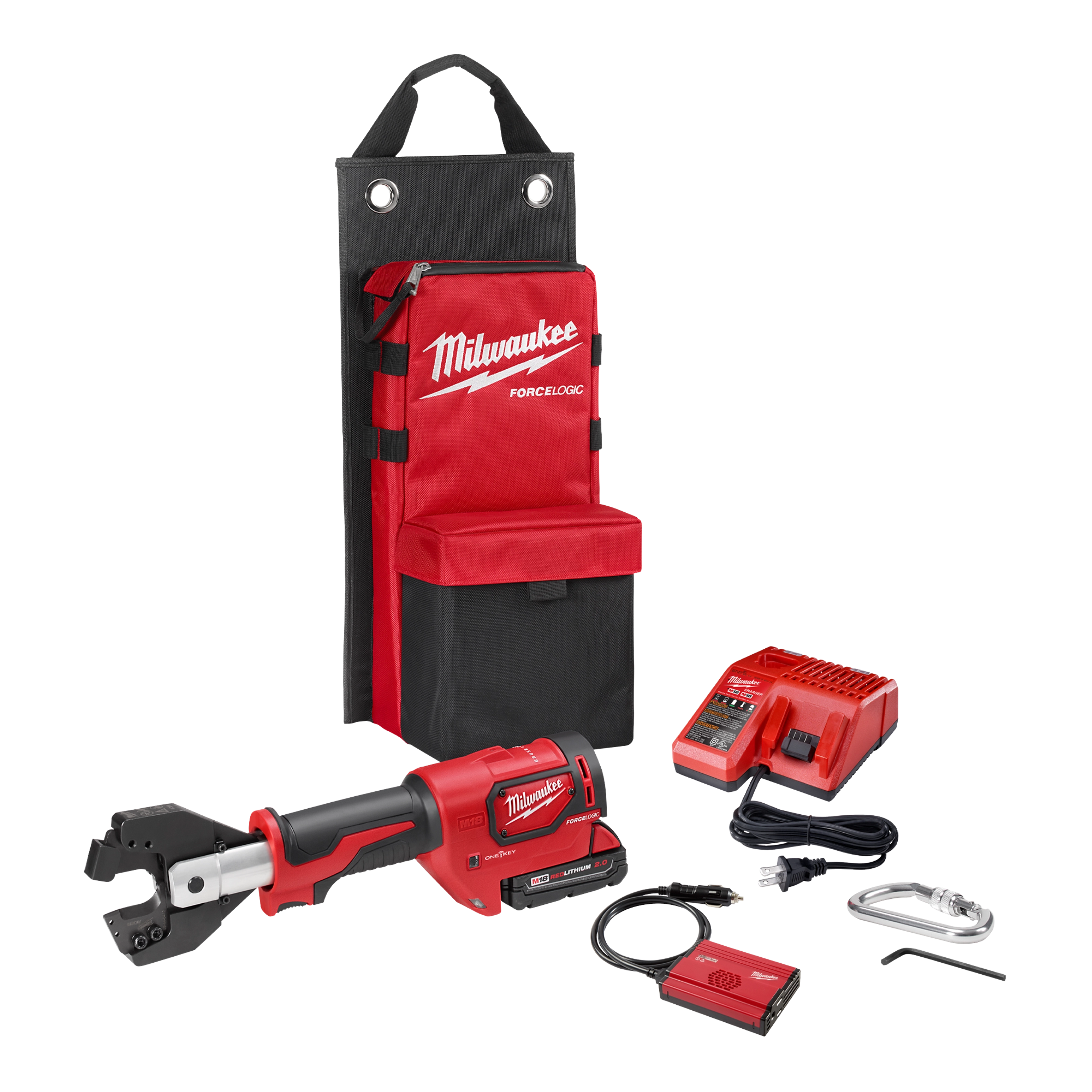 Kit de cortador de cables M18™ FORCE LOGIC™ con mordazas para 477 ACSR Milwaukee 2672-21S