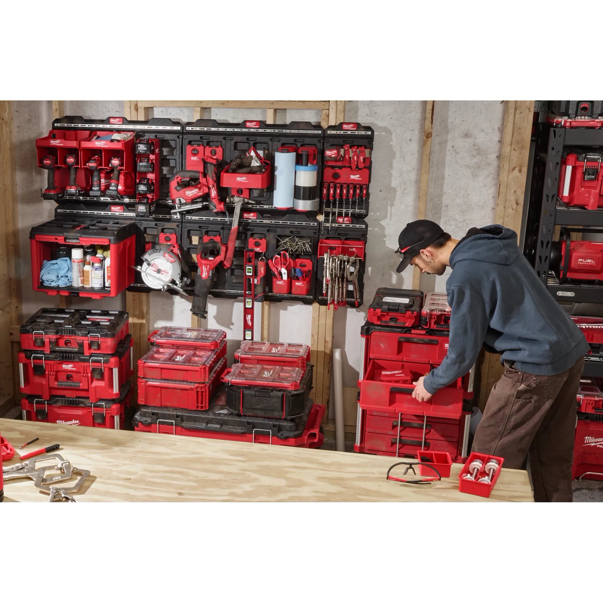 Placa compacta para pared PACKOUT™ Milwaukee 48-22-8496 - imagen 4