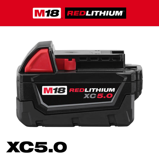 Juego de baterías M18™ REDLITHIUM™ XC5.0 con capacidad extendida Milwaukee 48-11-1850 - imagen 2