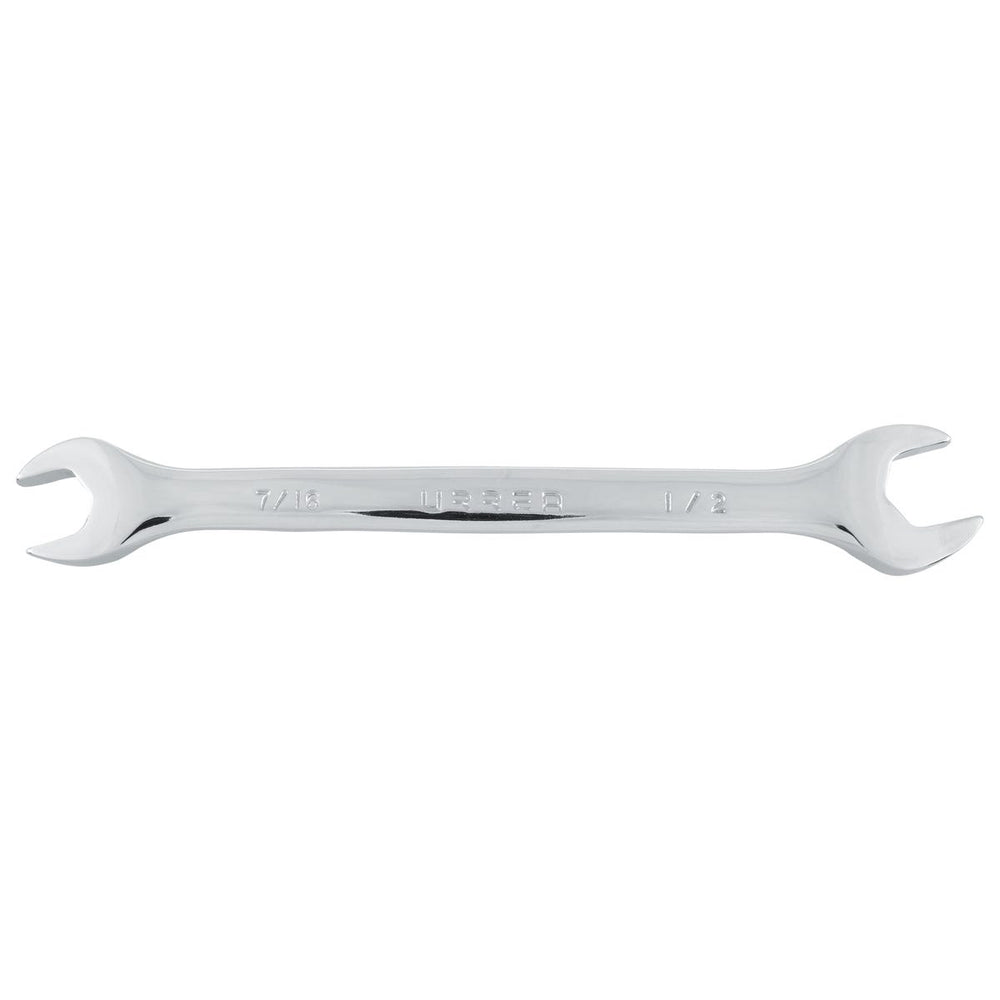 Llave española pulido espejo en pulgadas, 7/16" x 1/2" Urrea 3025 - imagen 2