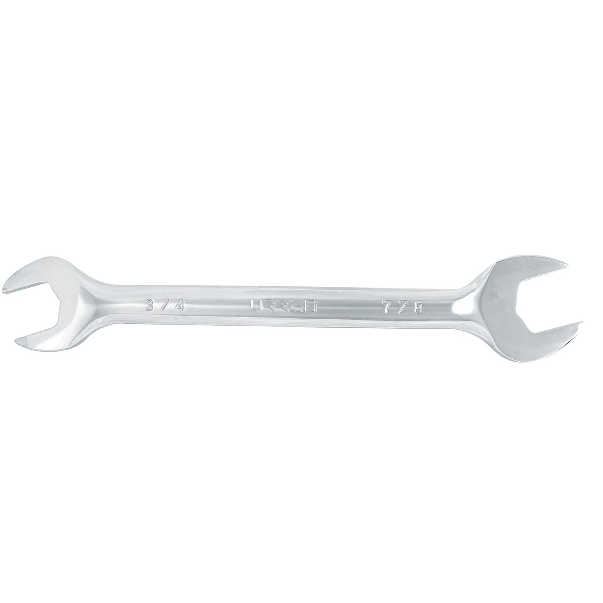 Llave española pulido espejo en pulgadas, 3/4" x 7/8" Urrea 3039