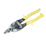 Tijera para hojalatero tipo aviación bulldog universal con mango rubber grip de 9-1/2" Urrea 303B