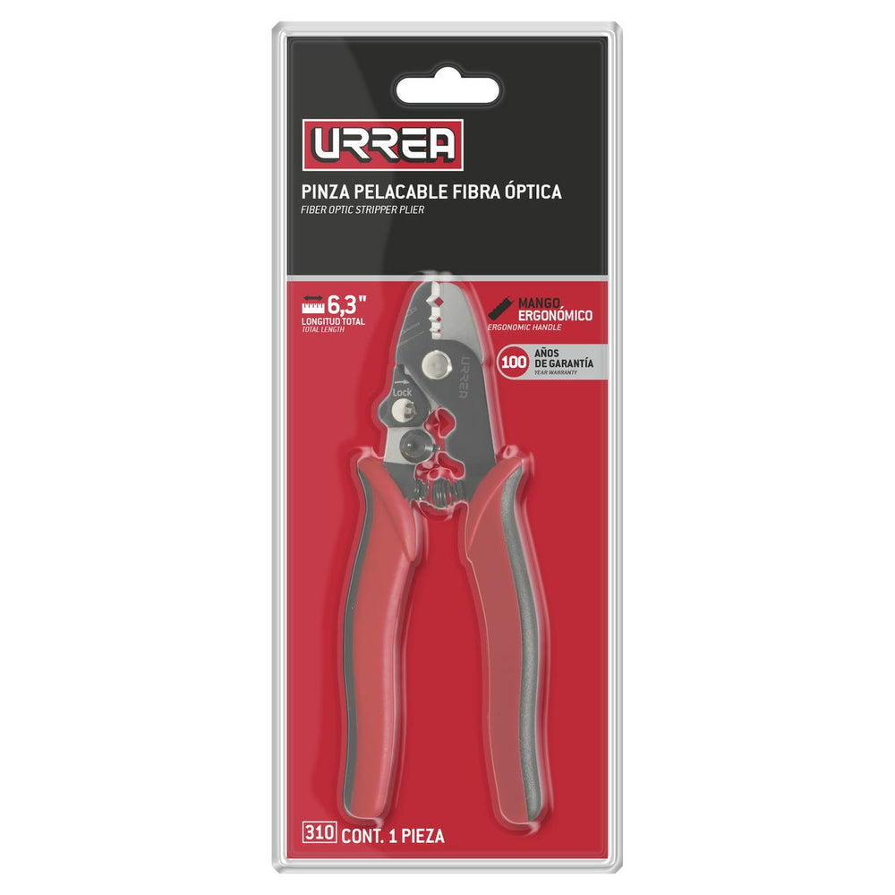 Pinza pelacables para fibra óptica 6-19/64" Urrea 310 - imagen 3