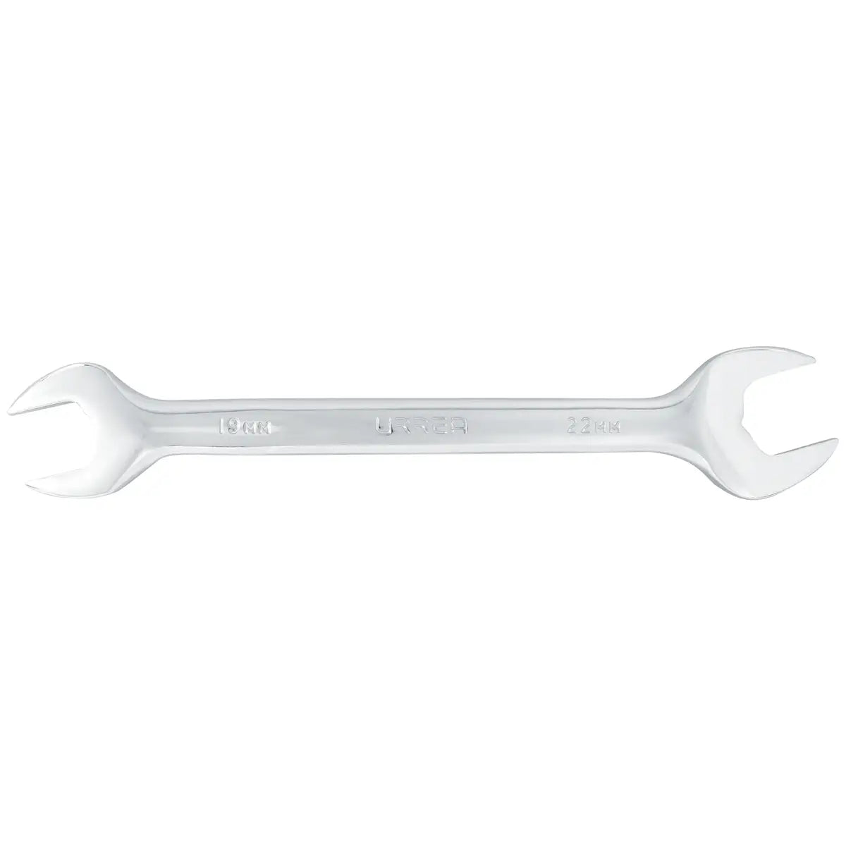 Llave española pulido espejo métrica, 19 x 22 mm Urrea 31922
