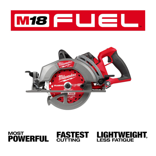 Kit de sierra circular M18 FUEL™ de 7-1/4" con empuñadura trasera Milwaukee 2930-21HD - imagen 2