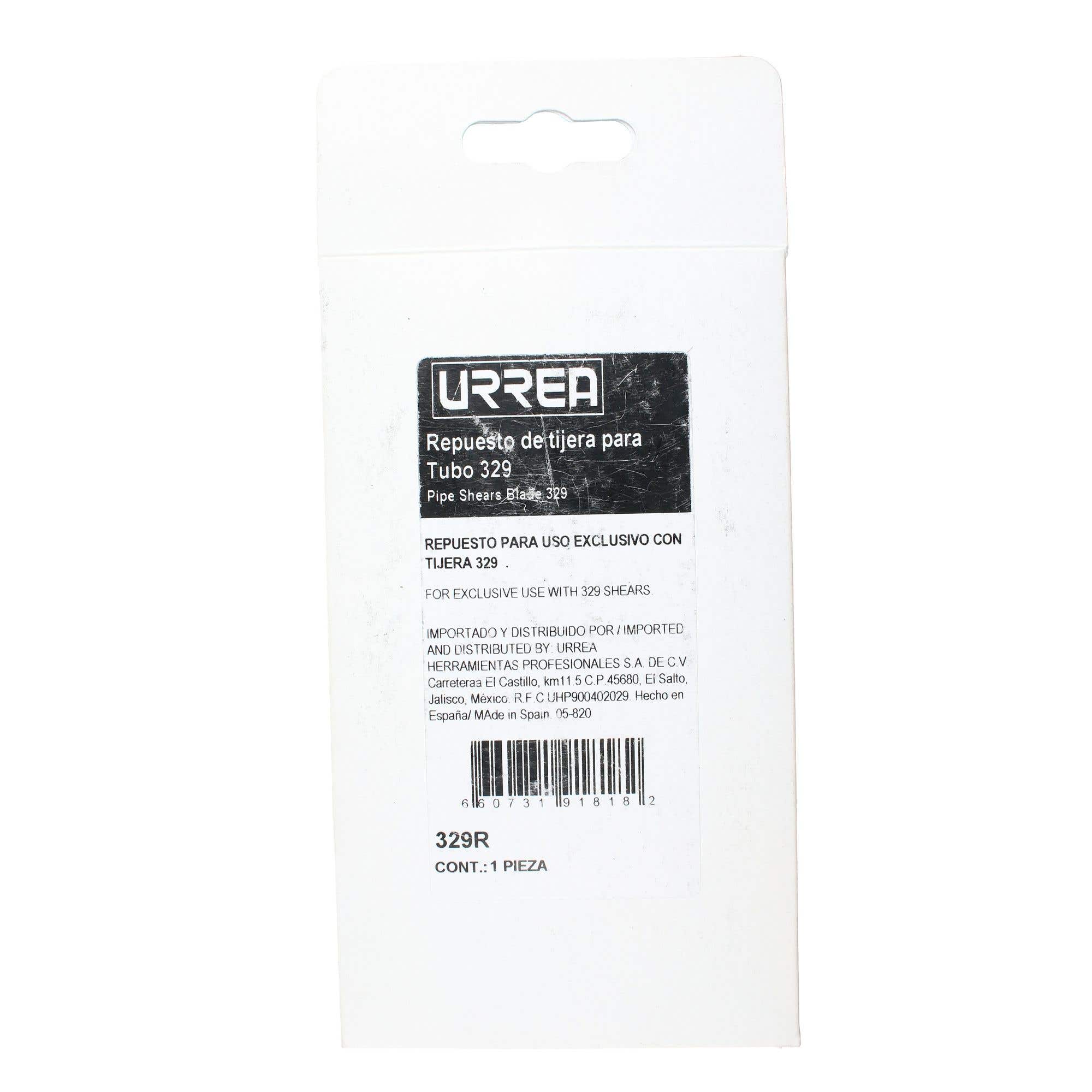 Repuesto de tijeras para tubos 329 Urrea 329R - imagen 3