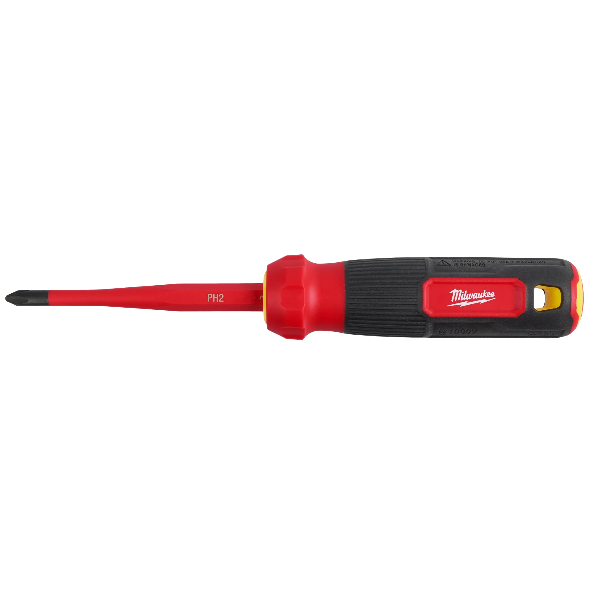 Destornillador de punta delgada 4 en 1 con múltiples brocas con aislamiento para 1000 V Milwaukee 48-22-2216