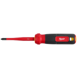 Destornillador de punta delgada 4 en 1 con múltiples brocas con aislamiento para 1000 V Milwaukee 48-22-2216