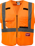 Chaleco de seguridad naranja de alta visibilidad Clase 2: S/M (CSA) Milwaukee 48-73-5071