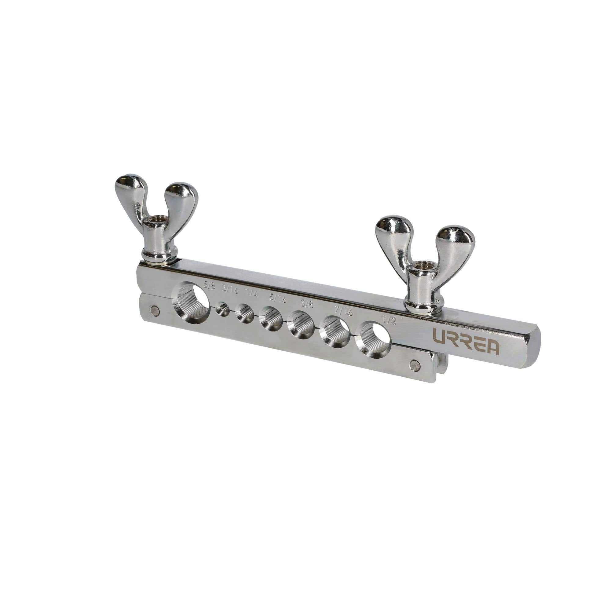 Avellanador con prensa ajustable maneral T raya antiderrapante 3/16" a 5/8" Urrea 351 - imagen 6