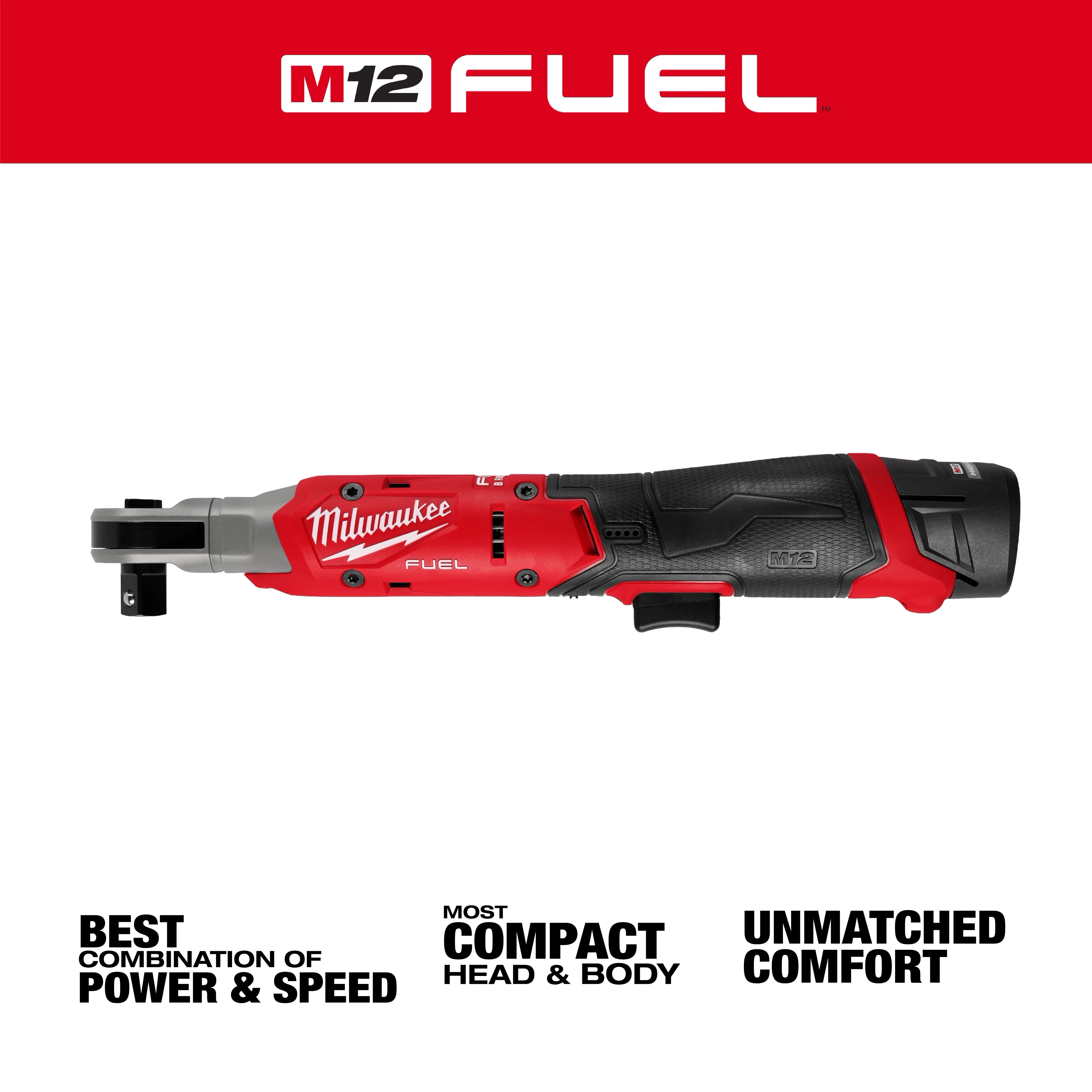 Kit de trinquete M12 FUEL™ de 1/2" Milwaukee 3054-21 - imagen 3