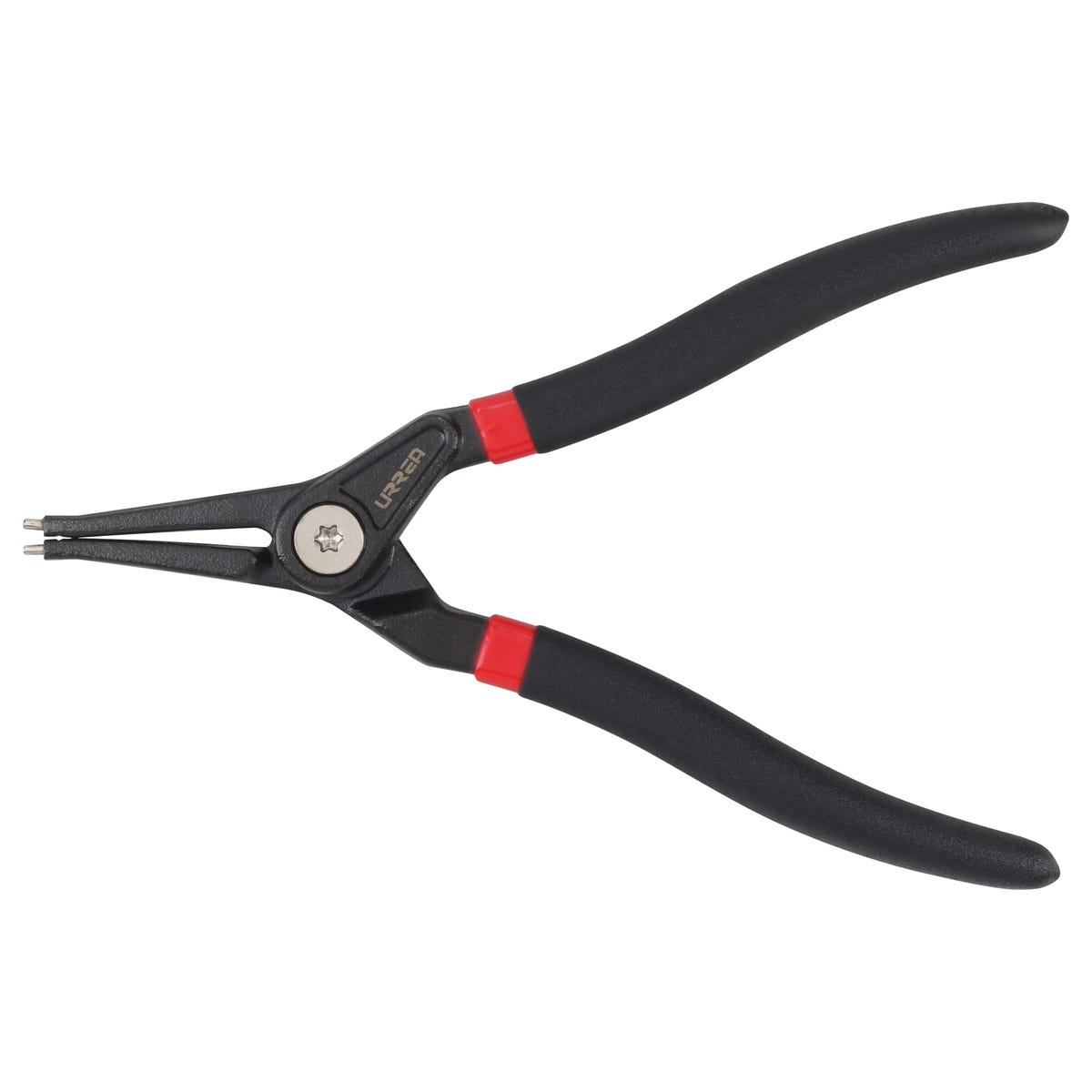 Pinza para anillos de retención con mango de vinil forjadas tipo externo ángulo de 0° Urrea 368G