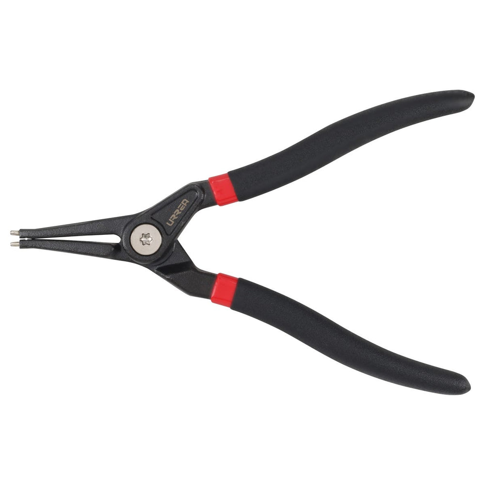 Pinza para anillos de retención con mango de vinil forjadas tipo externo ángulo de 0° Urrea 368G