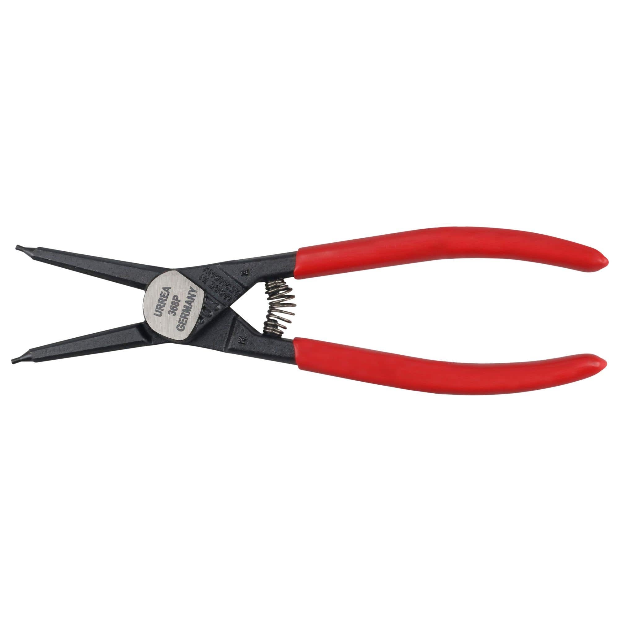 Pinza para anillos de retención con mango rubber grip forjadas tipo externo ángulo de 0° Urrea 368P - imagen 3