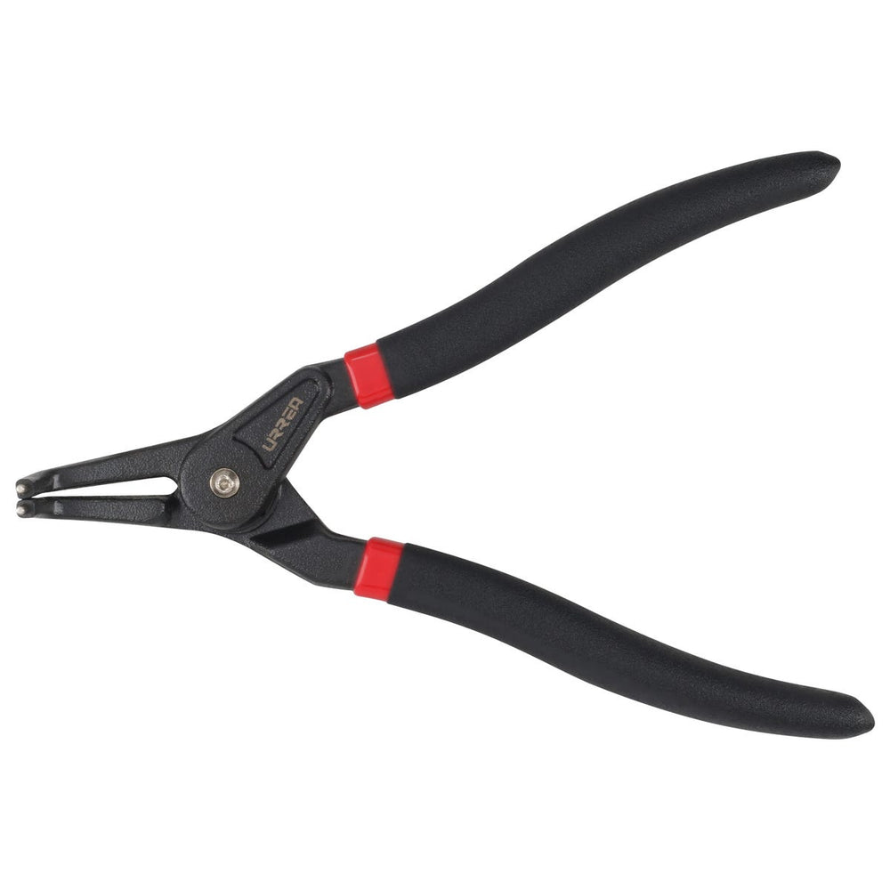 Pinza para anillos de retención con mango de vinil forjadas tipo externo ángulo de 9° Urrea 369G