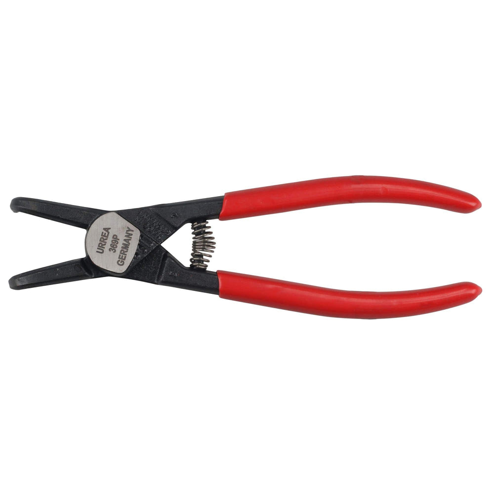 Pinza para anillos de retención con mango rubber grip forjadas tipo externo ángulo de 90° Urrea 369P - imagen 3