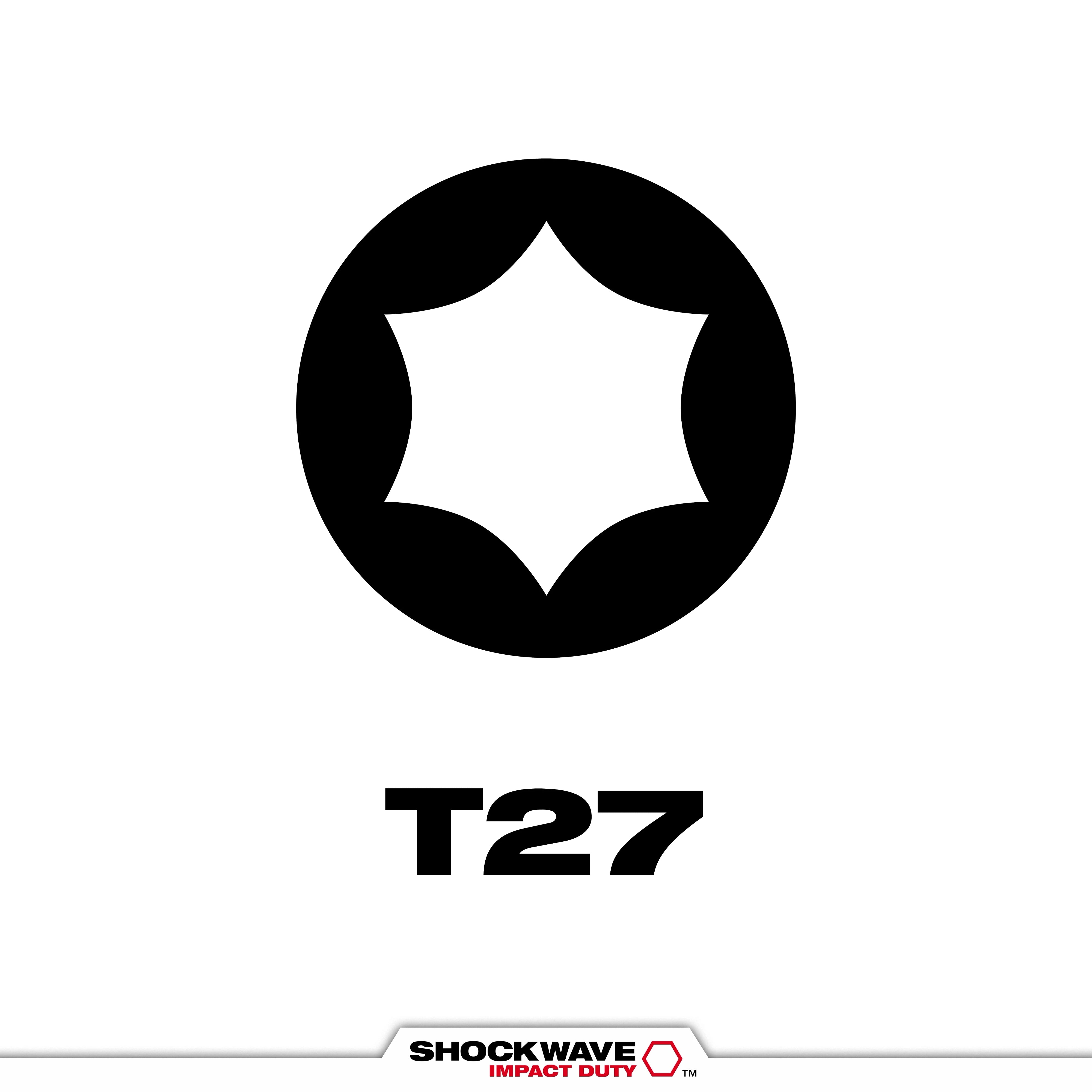 Punta torx t27 x 2" Milwaukee 48-32-4786 - imagen 3