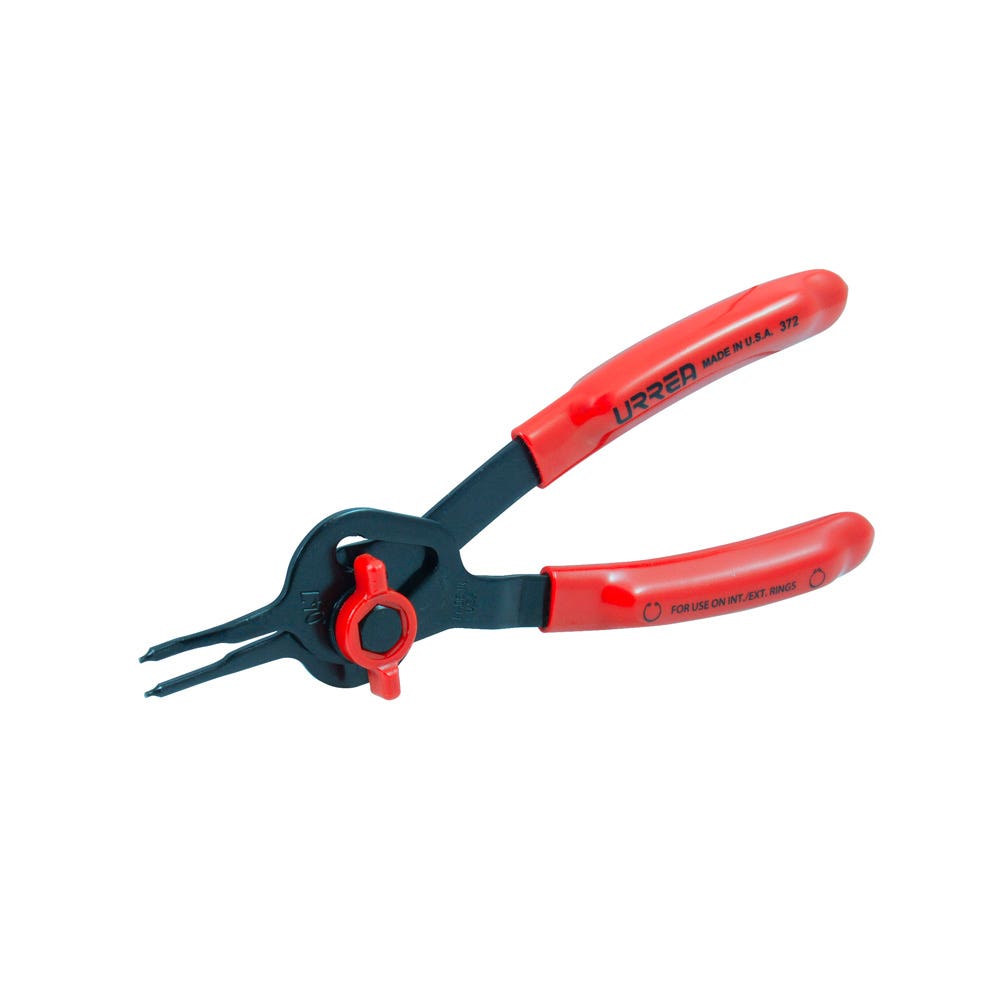 Pinza para anillos de retención convertibles con mariposa .047 ángulo de 0° Urrea 372